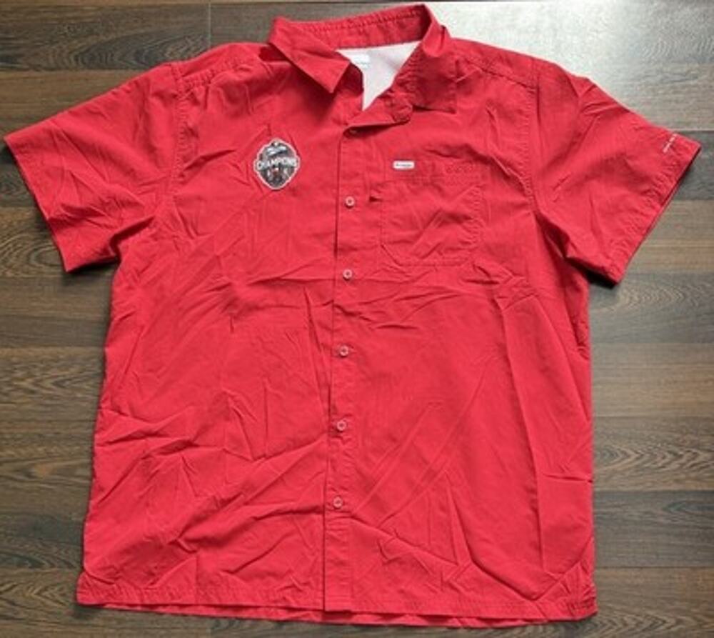 UGA Florida Game Columbia PFG Champions Shirt XL NWOT
